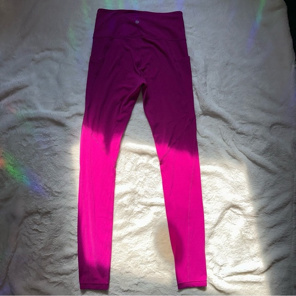 Athleta Pants - ATHLETA Salutation Stash Pocket II Tight Small Tall Exotic Fuchsia Pink Leggings